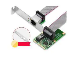 Mini PCI-E Network Card Network Adapter Internet Lan Adapter Ethernet Gigabit Network Card RJ45 Lan Card Realtek 8111 Chips Mini PCI-E Network Card Network Adapter Internet Lan Adapter Ethernet Gigabit Network Card RJ45 Lan Card Realtek 8111 Chips