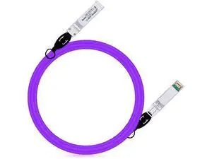 Colored 10G SFP+ Twinax Cable, Direct Attach Copper(DAC) Passive Cable, 1.5m (4.92ft) in Purple, for Cisco SFP-H10GB-CU1.5M, Meraki, Ubiquit, Mikrotik, Intel, Fortinet, Netgear and More Colored 10G SFP+ Twinax Cable, Direct Attach Copper(DAC) Passive Cable, 1.5m (4.92ft) in Purple, for Cisco SFP-H10GB-CU1.5M, Meraki, Ubiquit, Mikrotik, Intel, Fortinet, Netgear and More