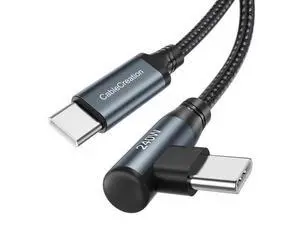 90° USB C to USB C Cable 240W, 10FT 5A Type C Fast Charging Cable, Braided C to C Cord for iPhone 16 15 Pro Max, MacBook Pro/Air, iPad Pro/Air/Mini, Galaxy S24/S24 Ultra/S23/S22, Pixel 9 90° USB C to USB C Cable 240W, 10FT 5A Type C Fast Charging Cable, Braided C to C Cord for iPhone 16 15 Pro Max, MacBook Pro/Air, iPad Pro/Air/Mini, Galaxy S24/S24 Ultra/S23/S22, Pixel 9