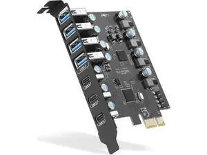 PCIe to USB (3X USB C - 4X USB A) Expansion Card,PCI Express Internal USB 3 Hub Converter for Desktop PCS Riser Card PCIe to USB (3X USB C - 4X USB A) Expansion Card,PCI Express Internal USB 3 Hub Converter for Desktop PCS Riser Card