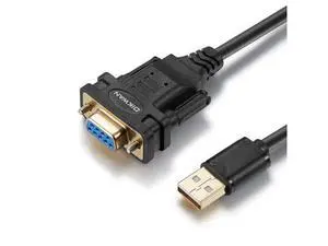USB to RS232 Serial Adapter with FTDI Chipset - USB 2.0 to Female DB9 Serial Cable for Windows and Mac (6ft) USB to RS232 Serial Adapter with FTDI Chipset - USB 2.0 to Female DB9 Serial Cable for Windows and Mac (6ft)