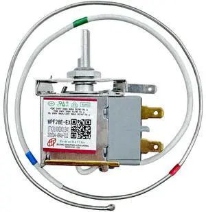 WPF28E-EX / 17431000001341 Temperature Control Thermostat, Refrigerator Thermostat, fit for Midea, Arctic King, Insignia Vissani Chest Freezer Replace WPFE28L-L, Temperature Control Thermostat WPF28E-EX / 17431000001341 Temperature Control Thermostat, Refrigerator Thermostat, fit for Midea, Arctic King, Insignia Vissani Chest Freezer Replace WPFE28L-L, Temperature Control Thermostat