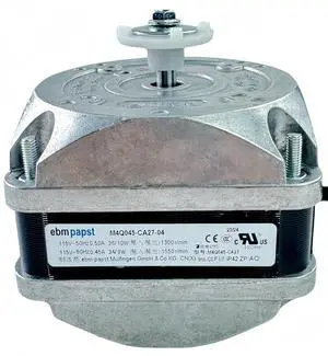 for ebm-papst M4Q045-CA27-04 Freezer Condenser Fan Motor, 115V AC Fan Motor Compatible with Qideyipe,0.45/0.5A 50Hz/60Hz 1550RPM,Refrigerator Cover Pole Motor M4Q045-CA27-04 for ebm-papst M4Q045-CA27-04 Freezer Condenser Fan Motor, 115V AC Fan Motor Compatible with Qideyipe,0.45/0.5A 50Hz/60Hz 1550RPM,Refrigerator Cover Pole Motor M4Q045-CA27-04