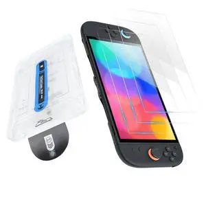 ELUTENG 3 Pack for Nintendo Switch 2 Screen Protector with Installation Tools 9H Hardness Switch 2 Tempered Glass Bubble-Free Anti-Fingerprint High Definition NS2 Protector for Nintendo Switch 2 ELUTENG 3 Pack for Nintendo Switch 2 Screen Protector with Installation Tools 9H Hardness Switch 2 Tempered Glass Bubble-Free Anti-Fingerprint High Definition NS2 Protector for Nintendo Switch 2