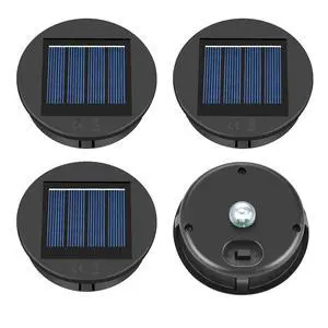 ELUTENG Solar Light Replacement Top 4 Pack (Top Size 3.15 inch, Bottom Size 2.83 inch) LED Solar Lantern Light Lids Outdoor Waterproof Replacement Solar Light Tops Warm White LED ELUTENG Solar Light Replacement Top 4 Pack (Top Size 3.15 inch, Bottom Size 2.83 inch) LED Solar Lantern Light Lids Outdoor Waterproof Replacement Solar Light Tops Warm White LED