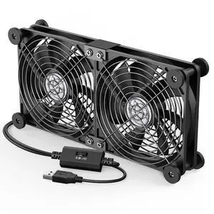 ELUTENG Dual USB Computer Cooling Fan High Speed 120mm Fan Adjustable 5V USB Port Heatsink Cooling Fan 12cm for Laptop Receiver DVR PlayStation Xbox Desk Computer Cabinet Cooling ELUTENG Dual USB Computer Cooling Fan High Speed 120mm Fan Adjustable 5V USB Port Heatsink Cooling Fan 12cm for Laptop Receiver DVR PlayStation Xbox Desk Computer Cabinet Cooling
