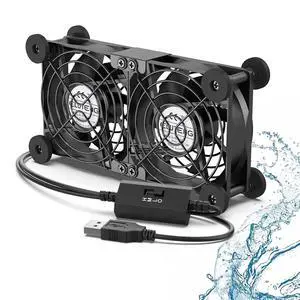 ELUTENG Dual Cooling Fan Whisper Quiet 80mm USB Fan 3 Adjustable High Speed USB Port Heatsink Fans Compatible for PS4, PS5, Router, Laptop, PC, Xbox Cooling Electronics ELUTENG Dual Cooling Fan Whisper Quiet 80mm USB Fan 3 Adjustable High Speed USB Port Heatsink Fans Compatible for PS4, PS5, Router, Laptop, PC, Xbox Cooling Electronics