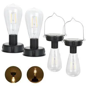 ELUTENG 4 Pack Solar Hanging Lights Replacement Top with Bulb 3.15 Inch Solar Light Replacement Top Part with Bulbs Waterproof Solar Lantern Accessories Tools for DIY Outdoor Lanterns ELUTENG 4 Pack Solar Hanging Lights Replacement Top with Bulb 3.15 Inch Solar Light Replacement Top Part with Bulbs Waterproof Solar Lantern Accessories Tools for DIY Outdoor Lanterns