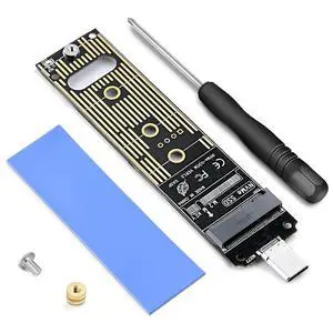 ELUTENG NVME SSD to USB Adapter USB 3.1 Gen 2 to M.2 NVME SSD Converter Adapter 10 Gbps PCIe Based M Key Hard Drive Reader Support UASP for 2280 2260 2242 2230 SSD (Only for M.2 NVME) ELUTENG NVME SSD to USB Adapter USB 3.1 Gen 2 to M.2 NVME SSD Converter Adapter 10 Gbps PCIe Based M Key Hard Drive Reader Support UASP for 2280 2260 2242 2230 SSD (Only for M.2 NVME)