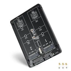 ELUTENG M.2 SATA NGFF to SATA Adapter (Not Support NVME/ M.2 PCIE) 6Gbps Dual NGFF MSATA B Key/ B&M Key SSD to 2.5" III Converter Adapter Max 4TB Support 2230 2242 2260 2280 SSDs ELUTENG M.2 SATA NGFF to SATA Adapter (Not Support NVME/ M.2 PCIE) 6Gbps Dual NGFF MSATA B Key/ B&M Key SSD to 2.5" III Converter Adapter Max 4TB Support 2230 2242 2260 2280 SSDs