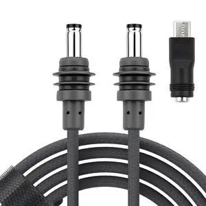 ELUTENG 84w Starlink Mini DC Cable 8ft with DC to USB-C Adapter 12V 7A DC5521 Waterproof Braided Male to Male Power Cord Durable Plug and Play Star Link Mini Type C to DC Replacement Cables ELUTENG 84w Starlink Mini DC Cable 8ft with DC to USB-C Adapter 12V 7A DC5521 Waterproof Braided Male to Male Power Cord Durable Plug and Play Star Link Mini Type C to DC Replacement Cables