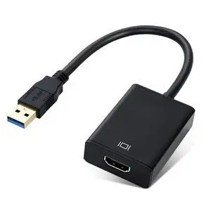 ELUTENG USB to HDMI Adapter USB 3.0/2.0 to HDMI 1080P Video Audio Converter Video Adapter Multiple for Desktop PC TV Compatible with Windows XP 7/8/ 8.1/10 ELUTENG USB to HDMI Adapter USB 3.0/2.0 to HDMI 1080P Video Audio Converter Video Adapter Multiple for Desktop PC TV Compatible with Windows XP 7/8/ 8.1/10