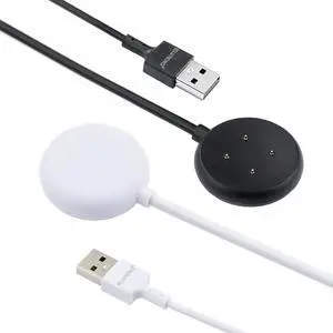 ELUTENG Charger for Google Pixel-Watch,Repalcement USB-A Upgraded Fast Charging Cable Magnetic for Google Pixel Watch,Black/White 39.37 inch ELUTENG Charger for Google Pixel-Watch,Repalcement USB-A Upgraded Fast Charging Cable Magnetic for Google Pixel Watch,Black/White 39.37 inch