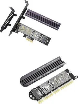 ELUTENG NVMe PCIe 4.0 Adapter NVMe M.2 SSD to PCIe X4/X8/X16 Card with NVME PCIe 4.0 Adapter M.2 NVME SSD to PCI-e Slots X1 X4 X8 X16 Expansion Card ELUTENG NVMe PCIe 4.0 Adapter NVMe M.2 SSD to PCIe X4/X8/X16 Card with NVME PCIe 4.0 Adapter M.2 NVME SSD to PCI-e Slots X1 X4 X8 X16 Expansion Card
