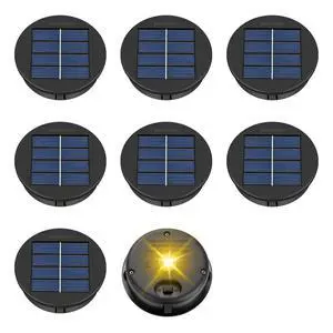ELUTENG 8-Pack Replacement Solar Light Parts Multi-Color 3.15Inch Waterproof Colorful Solar Lantern Lights Top Inserts 8CM Colored Outside Led Lanterns Lamp for Outdoor | Garden | Patio Decor ELUTENG 8-Pack Replacement Solar Light Parts Multi-Color 3.15Inch Waterproof Colorful Solar Lantern Lights Top Inserts 8CM Colored Outside Led Lanterns Lamp for Outdoor | Garden | Patio Decor