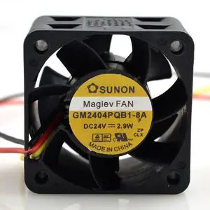 Compatible for SUNON GM2404PQB1-8A 24V 3.9W 4cm 40x40x28 3-Wire Cooling Fan Compatible for SUNON GM2404PQB1-8A 24V 3.9W 4cm 40x40x28 3-Wire Cooling Fan