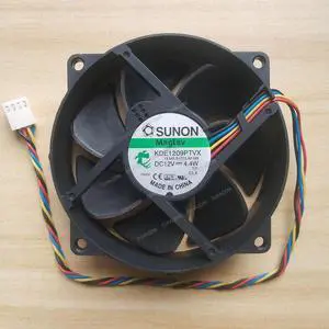 Compatible for SUNON KDE1209PTVX 12V 4.4W 9cm 9025 4-Wire Cooling Fan Compatible for SUNON KDE1209PTVX 12V 4.4W 9cm 9025 4-Wire Cooling Fan