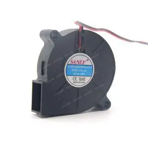 Compatible for SANLY SF5015SL SF5015SM 12V 0.06A 5015 5CM Blower 2-Wire Cooling Fan Compatible for SANLY SF5015SL SF5015SM 12V 0.06A 5015 5CM Blower 2-Wire Cooling Fan