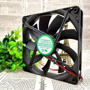 Compatible for YOUNGLIN DFS132512H 12V 3.0W 13.5cm 13525 2-Wire Cooling Fan Compatible for YOUNGLIN DFS132512H 12V 3.0W 13.5cm 13525 2-Wire Cooling Fan