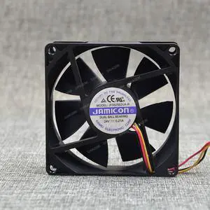 Compatible for JAMICON JF0825B2UA-R 24V 0.21A 8cm 8025 3-Wire Cooling Fan Compatible for JAMICON JF0825B2UA-R 24V 0.21A 8cm 8025 3-Wire Cooling Fan