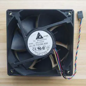 Compatible for Delta AFC1212DE Y210M-A00-8L10 12V 3.00A 120x120x38mm 12038 4-Wire Cooling Fan Compatible for Delta AFC1212DE Y210M-A00-8L10 12V 3.00A 120x120x38mm 12038 4-Wire Cooling Fan