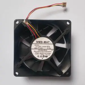 Compatible for NMB-MAT 3110KL-05W-B59 24V 0.15A 8025 80x80x25mm 3-Wire Cooling Fan Compatible for NMB-MAT 3110KL-05W-B59 24V 0.15A 8025 80x80x25mm 3-Wire Cooling Fan