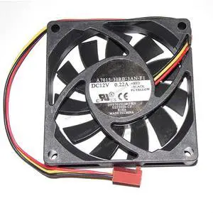 Compatible for A7015-30RB-3AN-F1 DF0701512RFMN E255988-CF 12V 0.22A 7015 70x70x15mm 3-Wire Cooling Fan Compatible for A7015-30RB-3AN-F1 DF0701512RFMN E255988-CF 12V 0.22A 7015 70x70x15mm 3-Wire Cooling Fan