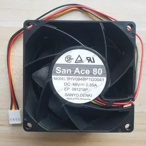 Compatible for San Ace 80 9HV0848P1G0041 48V 0.85A 8038 80x80x38mm 4-Wire Cooling Fan Compatible for San Ace 80 9HV0848P1G0041 48V 0.85A 8038 80x80x38mm 4-Wire Cooling Fan
