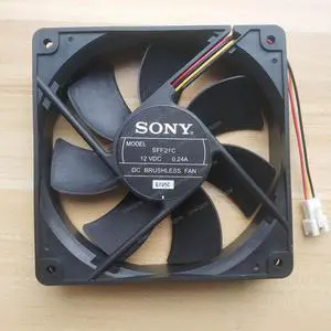 Compatible for Sony SFF21C PS62C 12V 0.24A 120x120x25mm 3-Wire Cooling Fan Compatible for Sony SFF21C PS62C 12V 0.24A 120x120x25mm 3-Wire Cooling Fan