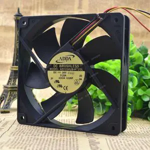 Compatible for ADDA AD1224UB-A72GL 24V 0.25A 12cm 12025 3-Wire Cooling Fan Compatible for ADDA AD1224UB-A72GL 24V 0.25A 12cm 12025 3-Wire Cooling Fan