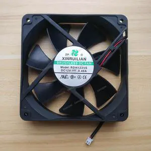 Compatible for XINRUILIAN RDH1225S 12V 0.40A 120x120x25mm 12025 2-Wire Cooling Fan Compatible for XINRUILIAN RDH1225S 12V 0.40A 120x120x25mm 12025 2-Wire Cooling Fan