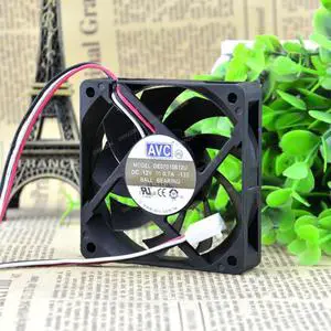 Compatible for AVC DE07015B12U 12V 0.7A 7cm 7015 3-Wire Cooling Fan Compatible for AVC DE07015B12U 12V 0.7A 7cm 7015 3-Wire Cooling Fan
