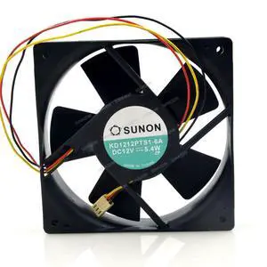 Compatible for SUNON KD1212PTS1-6A 12V 5.4W 12cm 12025 3-Wire Cooling Fan Compatible for SUNON KD1212PTS1-6A 12V 5.4W 12cm 12025 3-Wire Cooling Fan