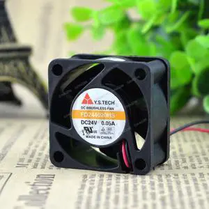 Compatible for Y.S.TECH FD244020HS 24V 0.05A 4020 2-Wire Cooling Fan Compatible for Y.S.TECH FD244020HS 24V 0.05A 4020 2-Wire Cooling Fan