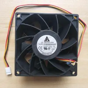 Compatible for Delta FFB0924HHE 24V 0.27A 9238 3-Wire Cooling Fan Compatible for Delta FFB0924HHE 24V 0.27A 9238 3-Wire Cooling Fan