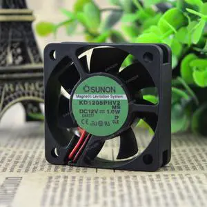 Compatible for SUNON KD1205PHV2 12V 1.0W 5cm 5015 2-Wire Cooling Fan Compatible for SUNON KD1205PHV2 12V 1.0W 5cm 5015 2-Wire Cooling Fan