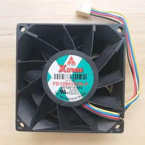 Compatible for Y.S.TECH FD128032HB-P 12V 0.80A 8032 8cm 4-Wire Cooling Fan Compatible for Y.S.TECH FD128032HB-P 12V 0.80A 8032 8cm 4-Wire Cooling Fan