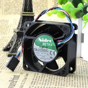 Compatible for Nidec TA225DC B35198-35 12V 0.14A 6025 4-Wire Cooling Fan Compatible for Nidec TA225DC B35198-35 12V 0.14A 6025 4-Wire Cooling Fan