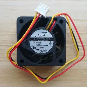 Compatible for ADDA AD0412UB-C52 12V 0.18A 4020 40x40x20mm 3-Wire Cooling Fan Compatible for ADDA AD0412UB-C52 12V 0.18A 4020 40x40x20mm 3-Wire Cooling Fan