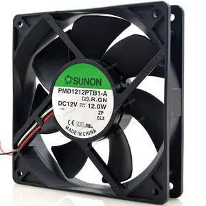 Compatible for SUNON PMD1212PTB1-A 12V 12W 12cm 12025 3-Wire Cooling Fan Compatible for SUNON PMD1212PTB1-A 12V 12W 12cm 12025 3-Wire Cooling Fan