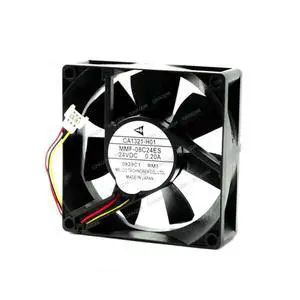 Compatible for Melco MMF-08C24ES RM1 CA1321-H01 24V 0.16A 80x80x25mm 3-Wire Cooling Fan Compatible for Melco MMF-08C24ES RM1 CA1321-H01 24V 0.16A 80x80x25mm 3-Wire Cooling Fan