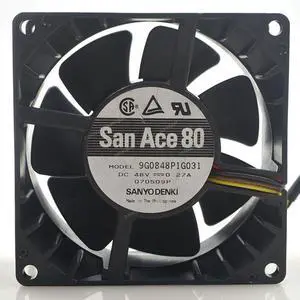Compatible for SONYO 9G0848P1G031 48V 0.27A 9038 9cm 4-Wire Cooling Fan Compatible for SONYO 9G0848P1G031 48V 0.27A 9038 9cm 4-Wire Cooling Fan