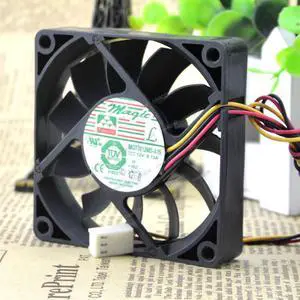 Compatible for Protechnic MGT7012MS-A15 12V 0.13A 7cm 7015 3-Wire Cooling Fan Compatible for Protechnic MGT7012MS-A15 12V 0.13A 7cm 7015 3-Wire Cooling Fan