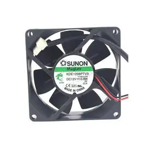 Compatible for SUNON KDE1208PTV3 13.MS.A.GN 12V 0.8W 8025 8cm 2-Wire Cooling Fan Compatible for SUNON KDE1208PTV3 13.MS.A.GN 12V 0.8W 8025 8cm 2-Wire Cooling Fan