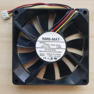 Compatible for NMB-MAT 3106KL-05W-B39 C02 24V 0.09A 8015 80x80x15mm 3-Wire Cooling Fan Compatible for NMB-MAT 3106KL-05W-B39 C02 24V 0.09A 8015 80x80x15mm 3-Wire Cooling Fan