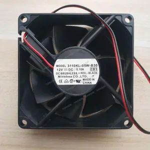 Compatible for NMB-MAT 3110KL-05W-B30 24V 0.10A 8cm 8025 2-Wire Cooling Fan Compatible for NMB-MAT 3110KL-05W-B30 24V 0.10A 8cm 8025 2-Wire Cooling Fan