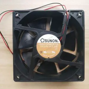 Compatible for SUNON KD2412PMSX-6A 24V 7.2W 12380 2-Wire Cooling Fan Compatible for SUNON KD2412PMSX-6A 24V 7.2W 12380 2-Wire Cooling Fan