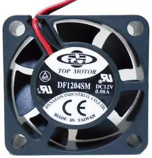 Compatible for TOP Motor DF1204SM 12V 0.08A 4cm 4010 2-Wire Cooling Fan Compatible for TOP Motor DF1204SM 12V 0.08A 4cm 4010 2-Wire Cooling Fan
