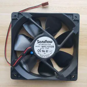 Compatible for Delta Sensflow WFC1212B 12V 0.44A 12cm 12025 2-Wire Cooling Fan Compatible for Delta Sensflow WFC1212B 12V 0.44A 12cm 12025 2-Wire Cooling Fan