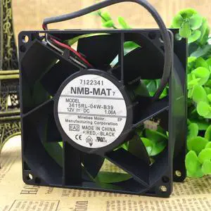 Compatible for NMB-MAT 3615RL-04W-B39 12V 1.06A 92x92x38mm 3-Wire Cooling Fan Compatible for NMB-MAT 3615RL-04W-B39 12V 1.06A 92x92x38mm 3-Wire Cooling Fan